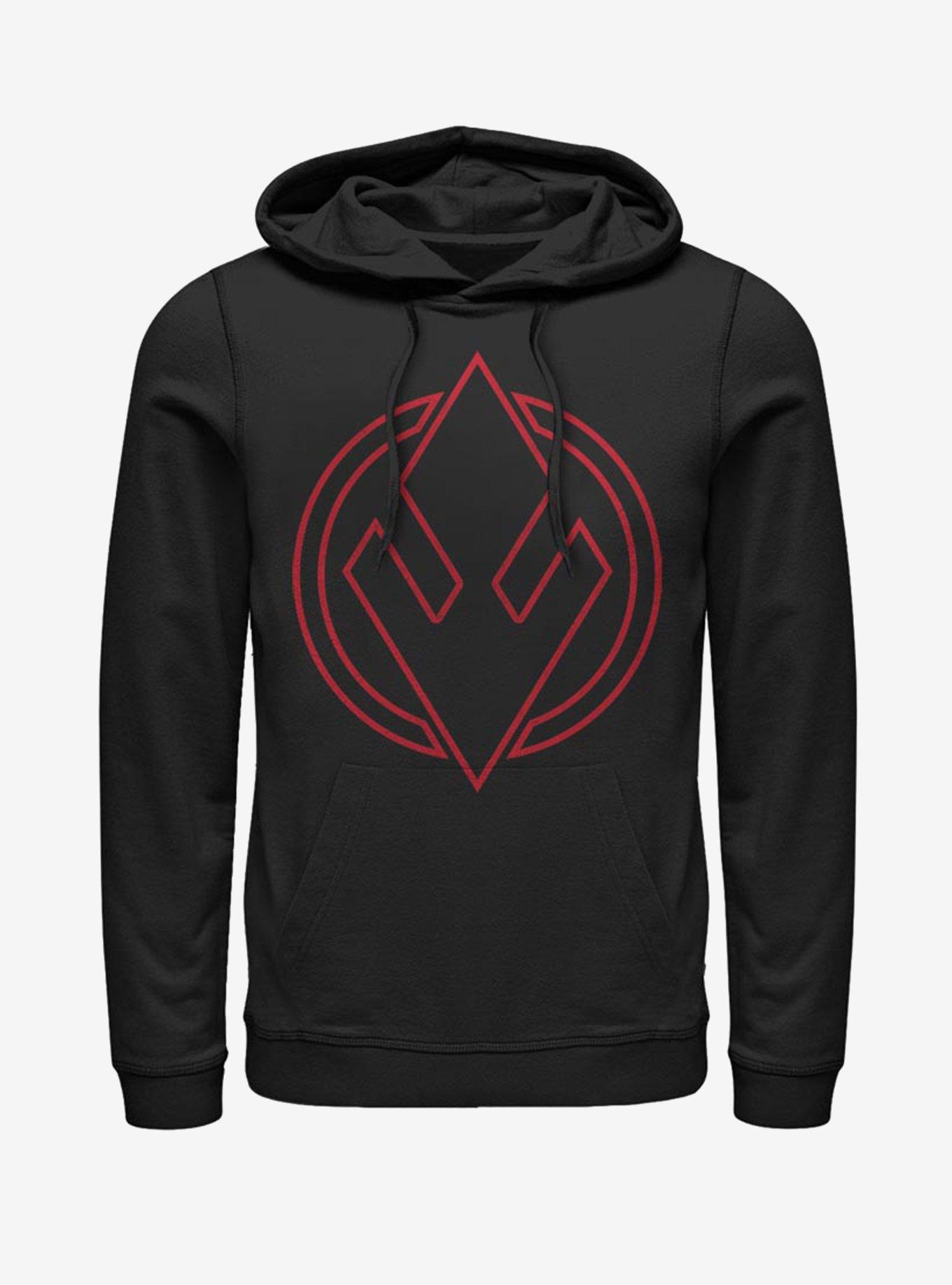 Star Wars Episode IX Rise of Skywalker Red Trooper Sith Trooper Emblem Hoodie, , hi-res