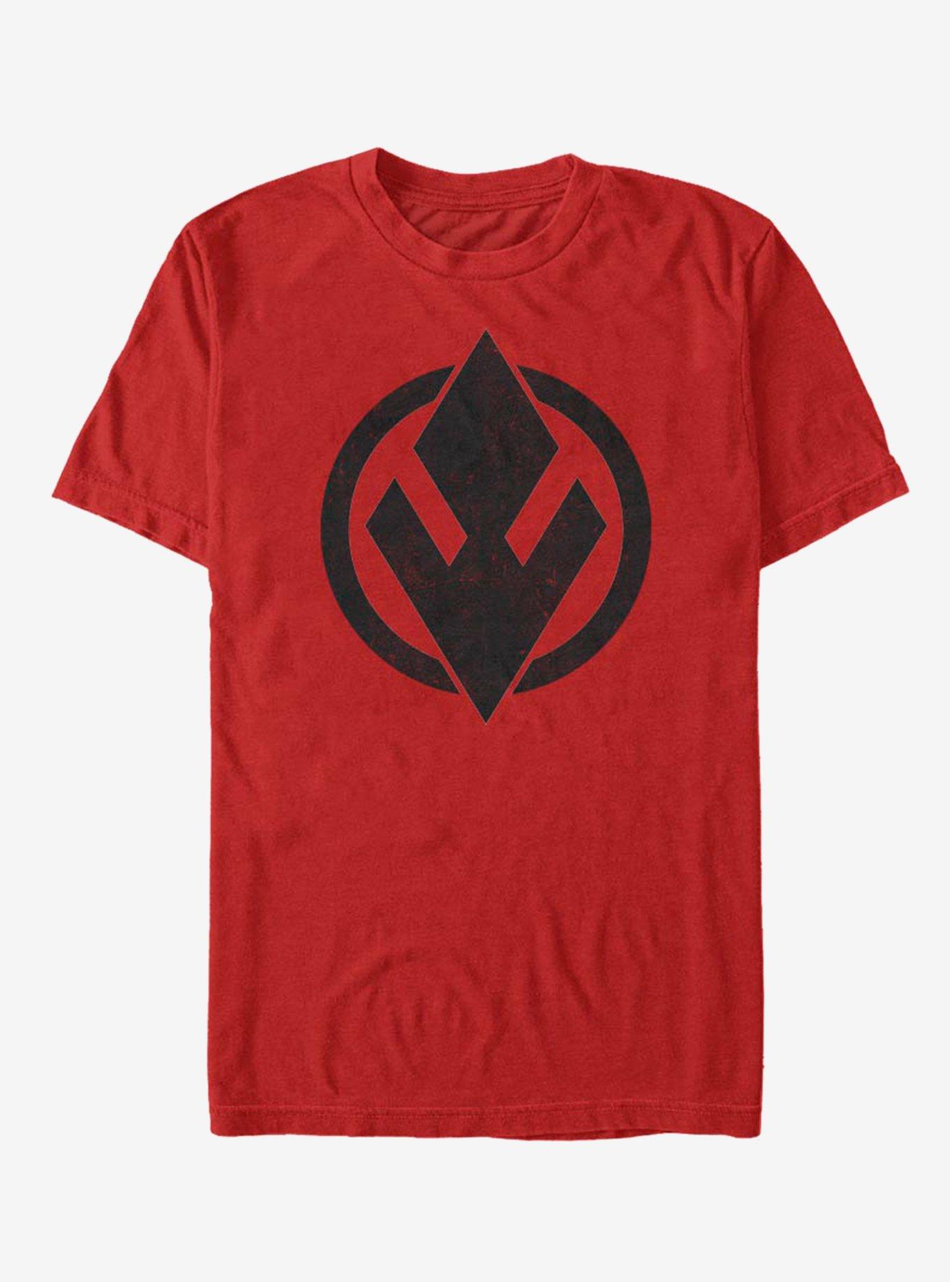 Star Wars Episode IX Rise of Skywalker Red Trooper Sith Trooper Solid Emblem T-Shirt, , hi-res
