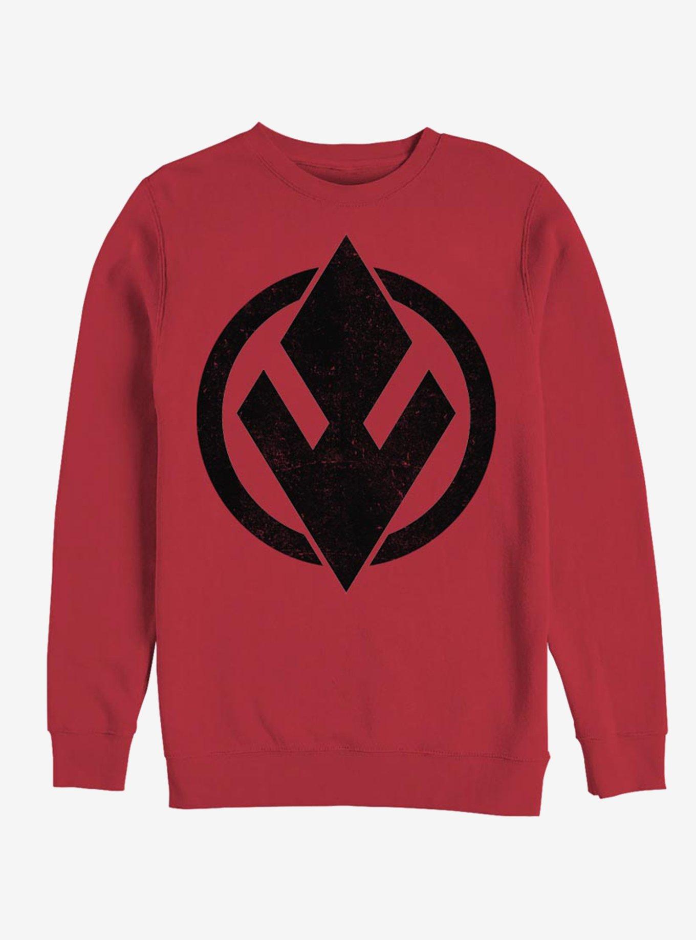Star Wars Episode IX Rise of Skywalker Red Trooper Sith Trooper Solid Emblem Sweatshirt, , hi-res