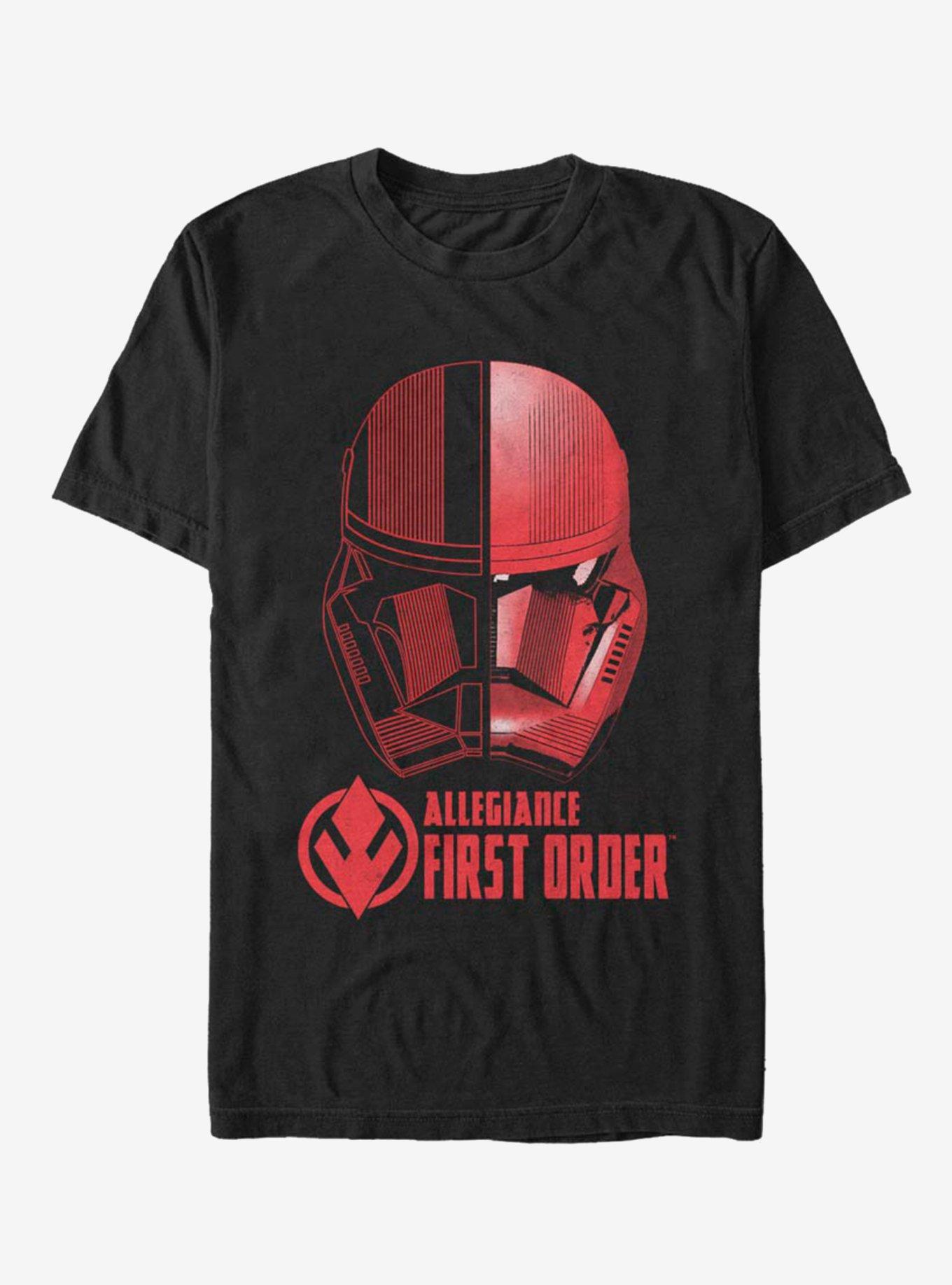 Star Wars Episode IX Rise of Skywalker Red Trooper Split Sith Trooper T-Shirt, BLACK, hi-res