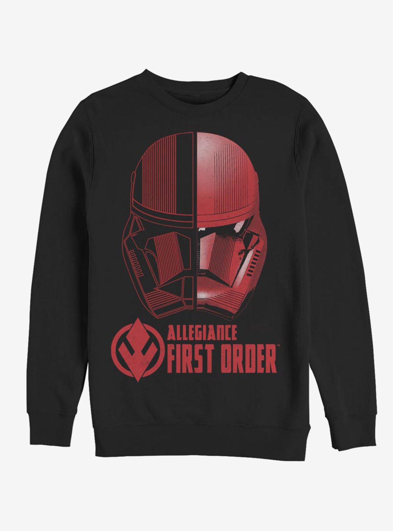Star Wars Episode IX Rise of Skywalker Red Trooper Split Sith Trooper Sweatshirt, , hi-res
