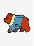 Sherpa Jacket Bear Enamel Pin - BoxLunch Exclusive, , hi-res