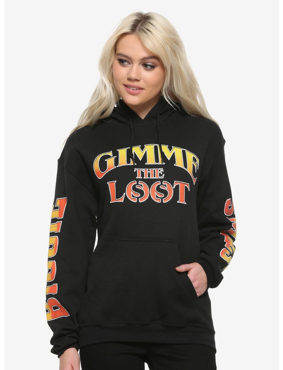 The Notorious B.I.G. Gimme The Loot Girls Hoodie, BLACK, hi-res
