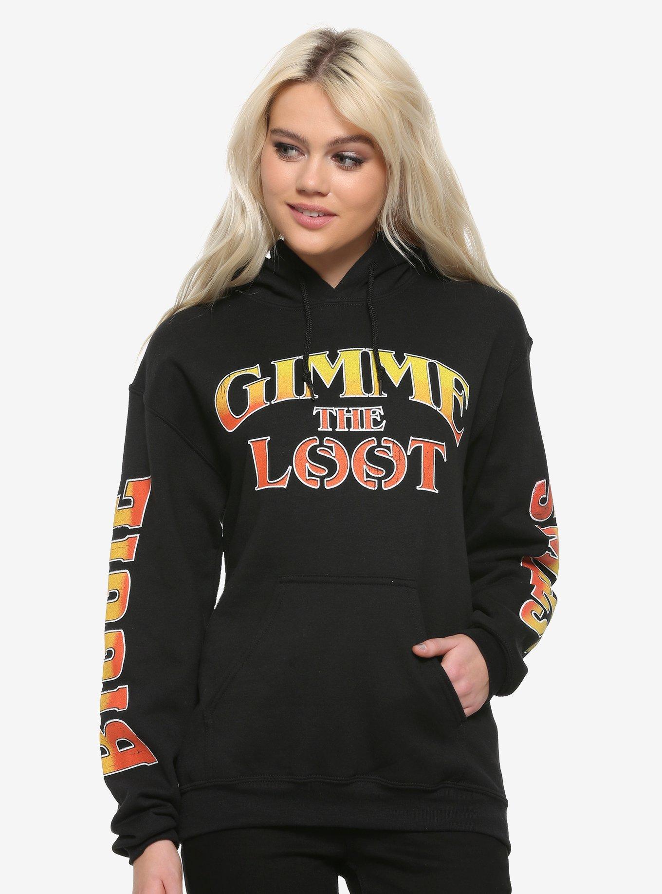 The Notorious B.I.G. Gimme The Loot Girls Hoodie, BLACK, hi-res