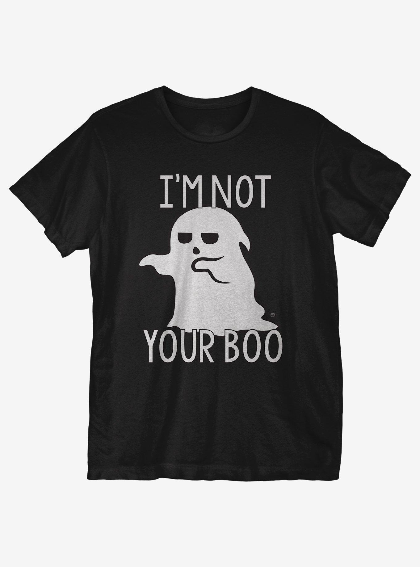 Not Your Boo Ghost T-Shirt, BLACK, hi-res