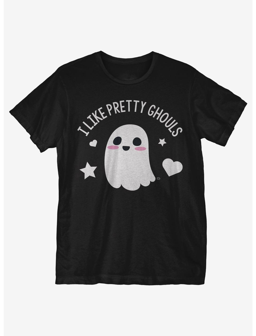 Pretty Ghouls Ghost T-Shirt, BLACK, hi-res