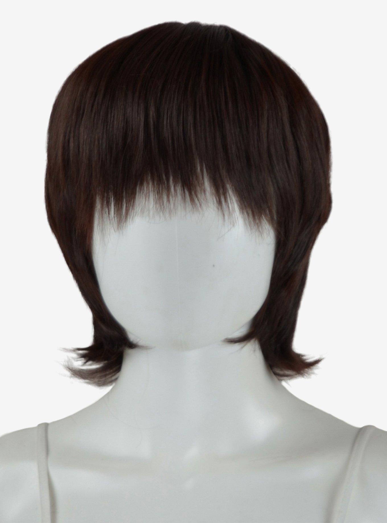 Epic Cosplay Aether Dark Brown Layered Short Wig, , hi-res