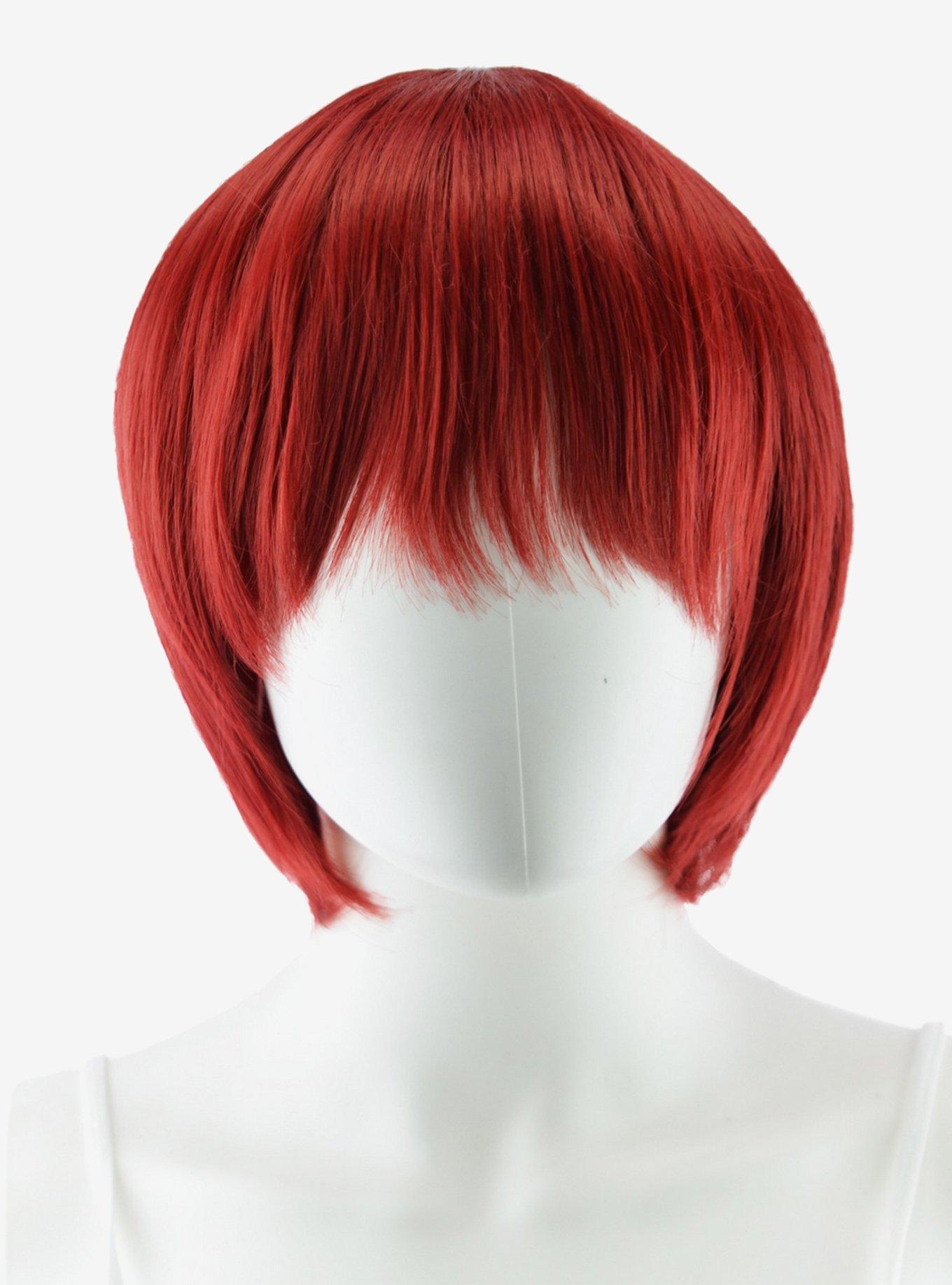 Epic Cosplay Aether Dark Red Layered Short Wig, , hi-res