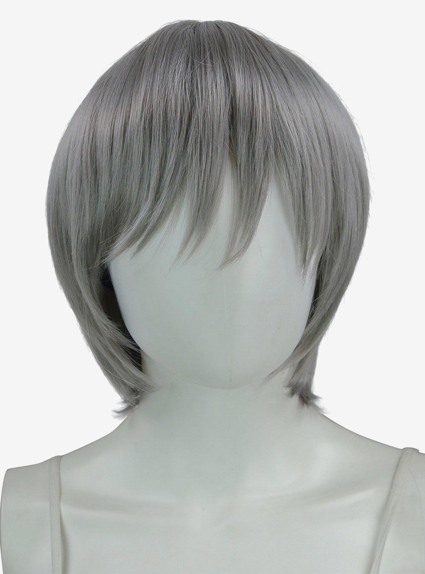 Epic Cosplay Aether Gunmetal Grey Layered Short Wig, , hi-res