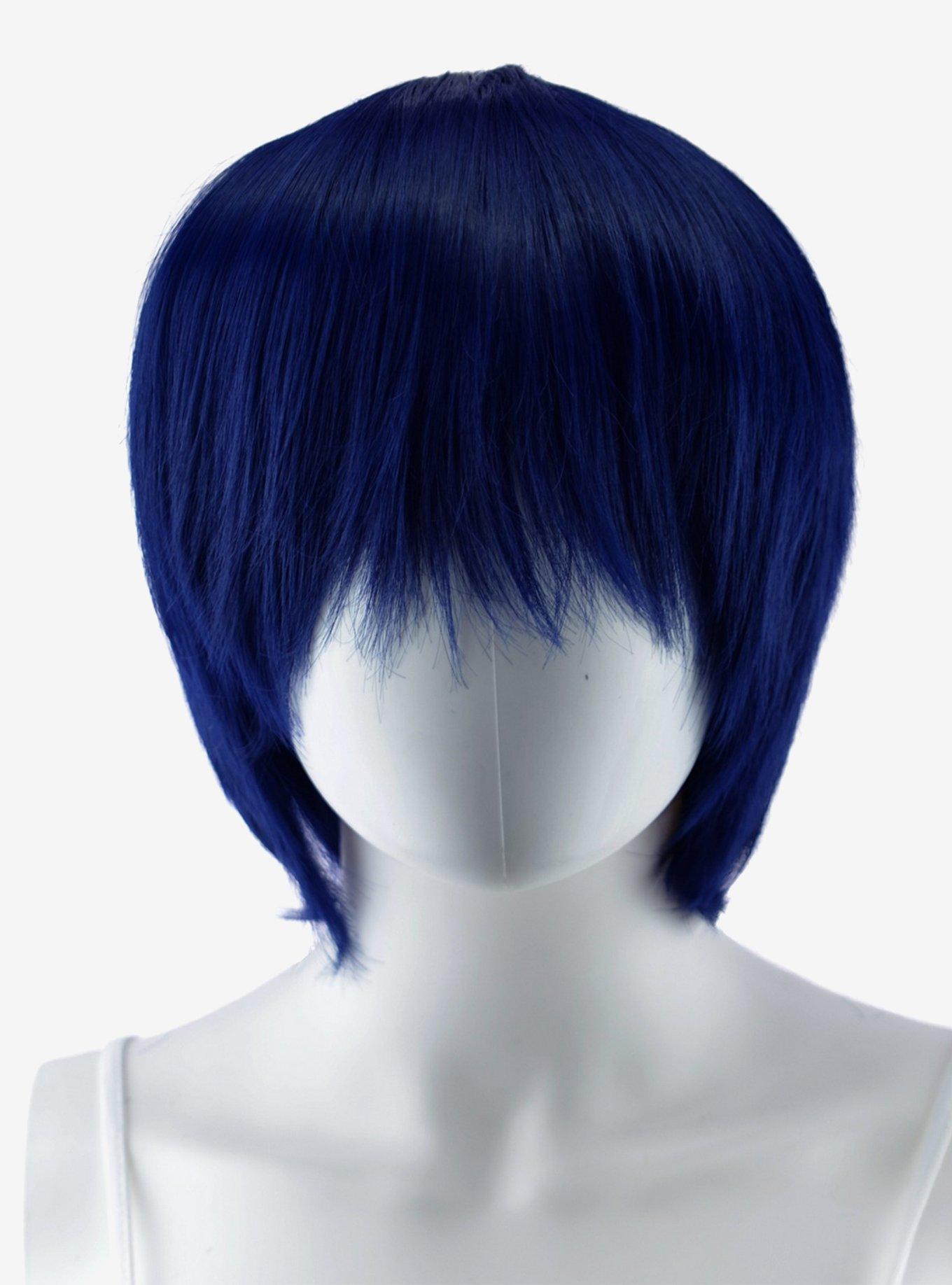 Epic Cosplay Aether Midnight Blue Layered Short Wig, , hi-res