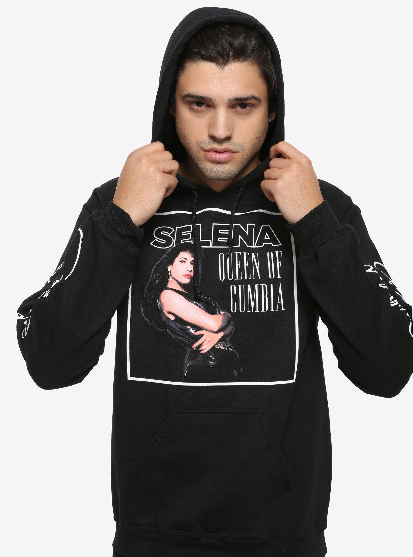 Selena Queen Of Cumbia Hoodie, BLACK, hi-res