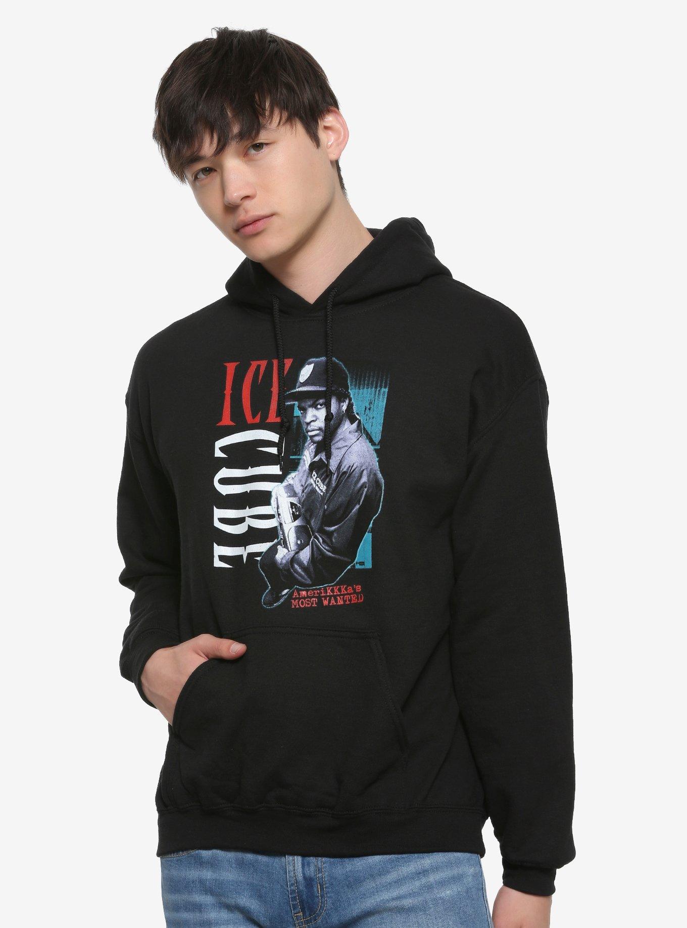 Ice Cube AmeriKKKa's Most Wanted Hoodie, BLACK, hi-res