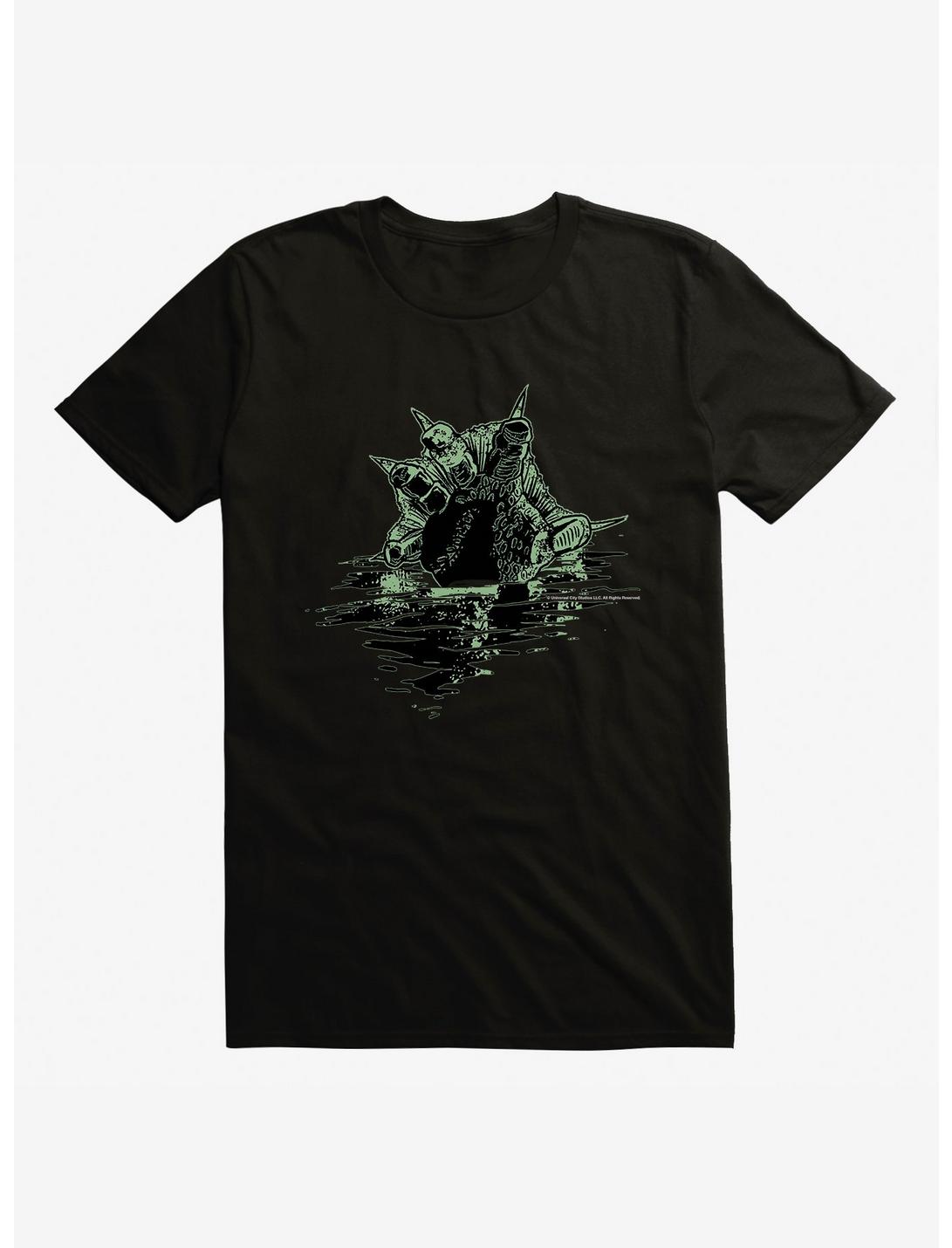 The Creature From The Black Lagoon Fin Attack T-Shirt, BLACK, hi-res