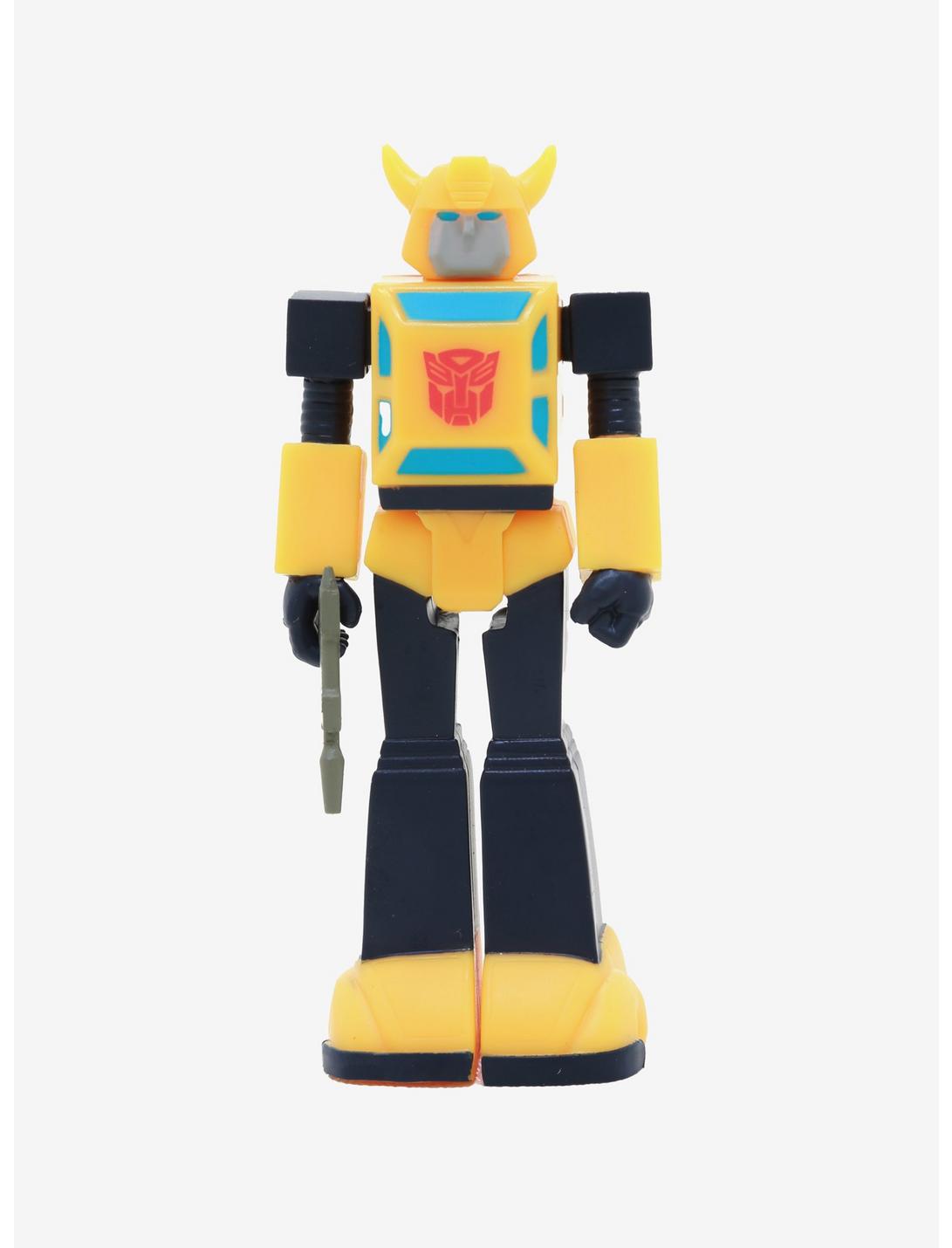 Super7 ReAction Transformers Bumblebee Collectible Action Figure, , hi-res