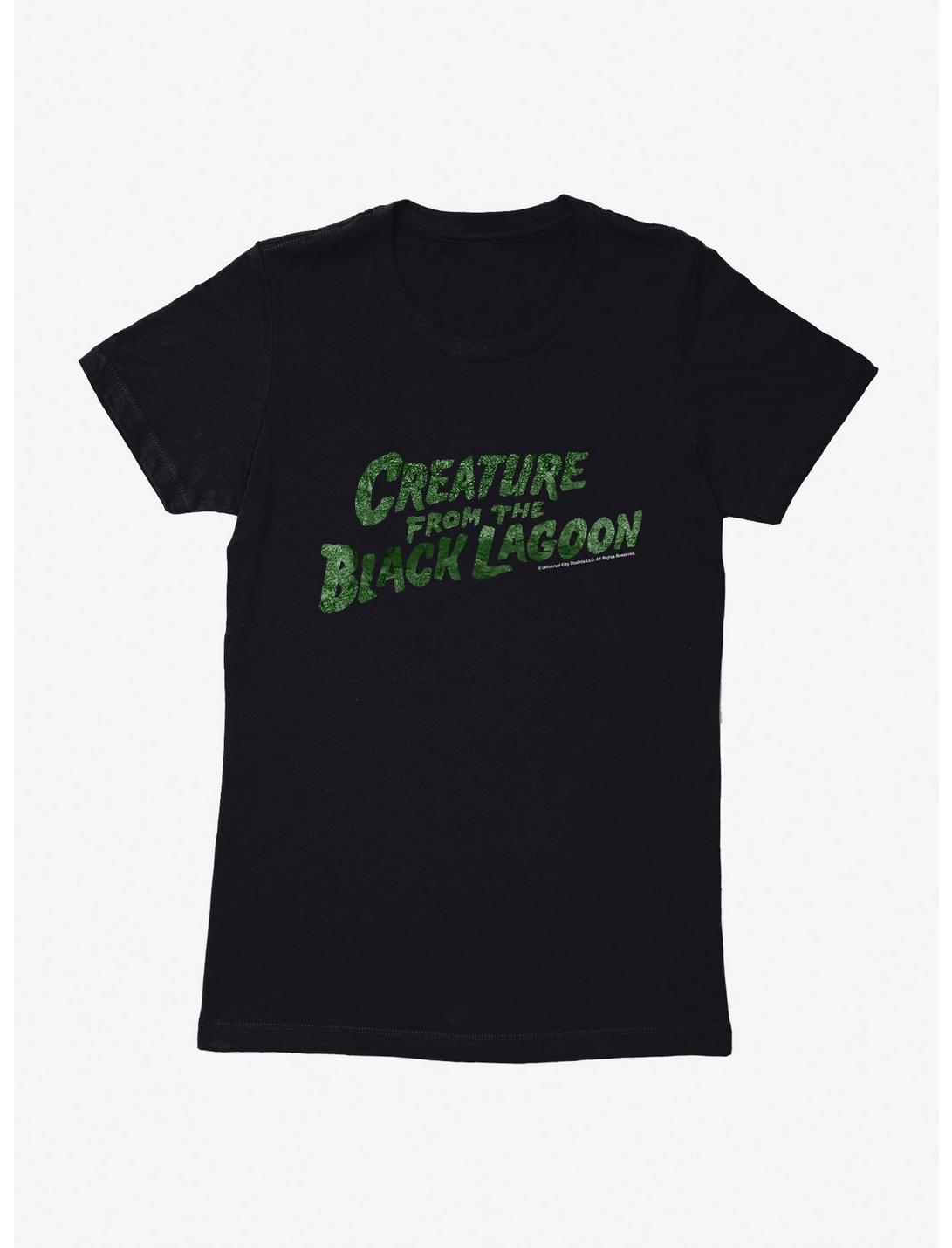 The Creature From The Black Lagoon Title Womens T-Shirt, BLACK, hi-res