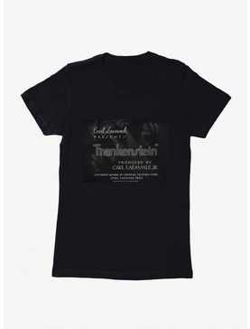 Frankenstein Title Card Womens T-Shirt, , hi-res