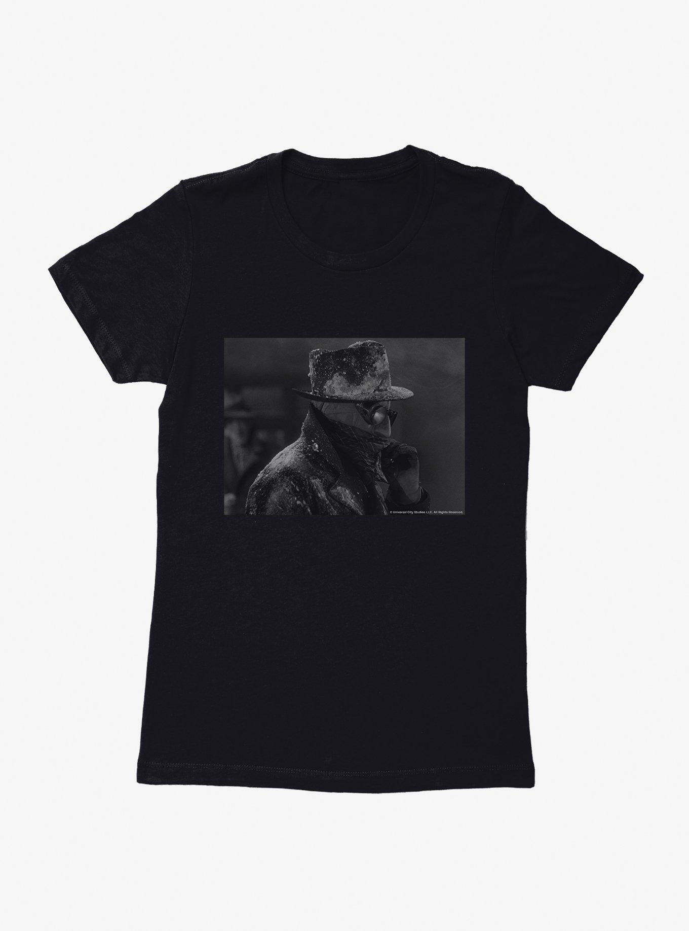The Invisible Man Profile Womens T-Shirt, BLACK, hi-res