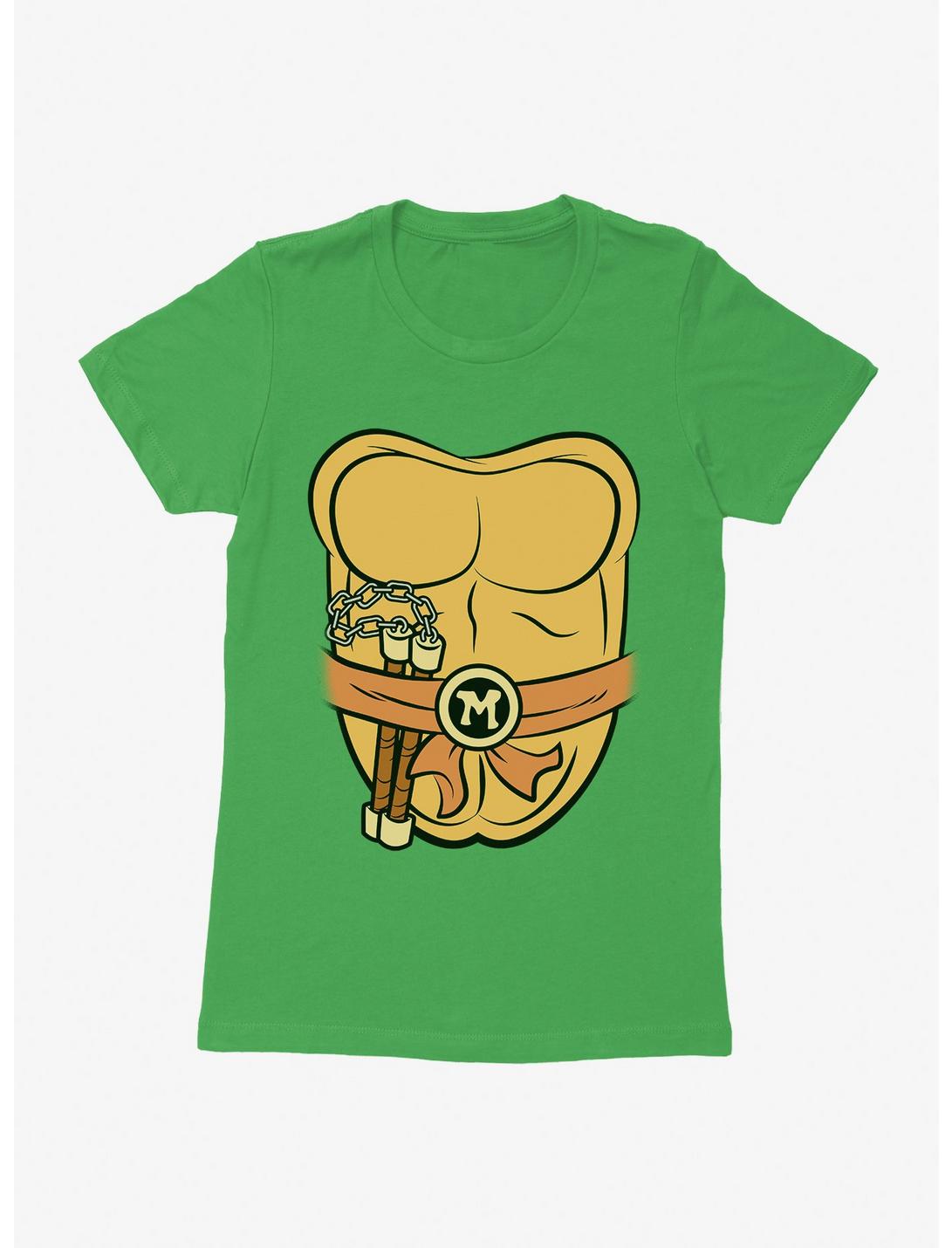 Teenage Mutant Ninja Turtles Michelangelo Cosplay Womens T-Shirt, KELLY GREEN, hi-res