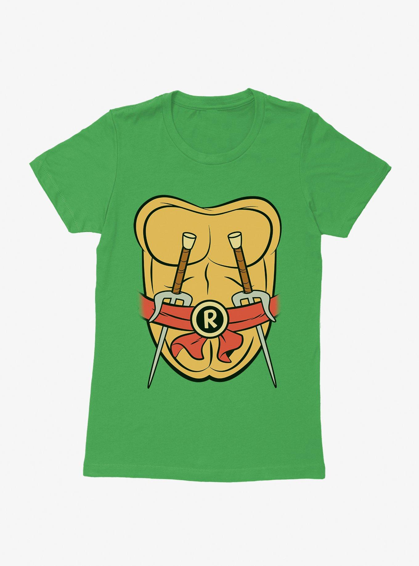 Teenage Mutant Ninja Turtles Raphael Cosplay Womens T-Shirt, KELLY GREEN, hi-res