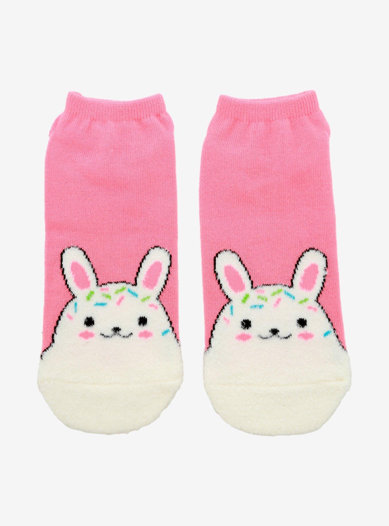 Bunny Sprinkles No-Show Socks, , hi-res