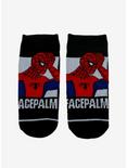 Marvel Spider-Man Facepalm No-Show Socks, , hi-res