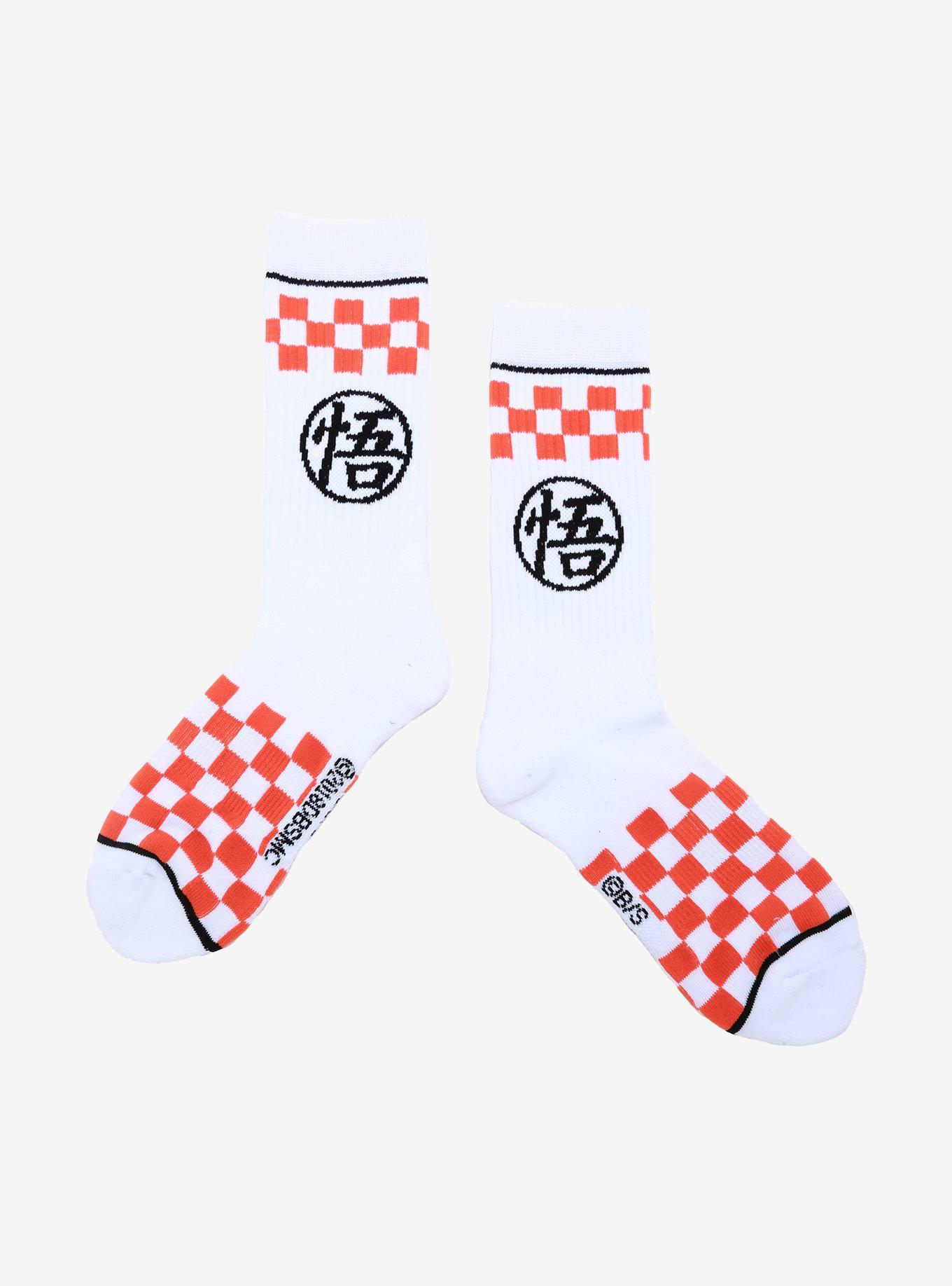 Dragon Ball Super: Broly Goku Checkered Crew Socks, , hi-res