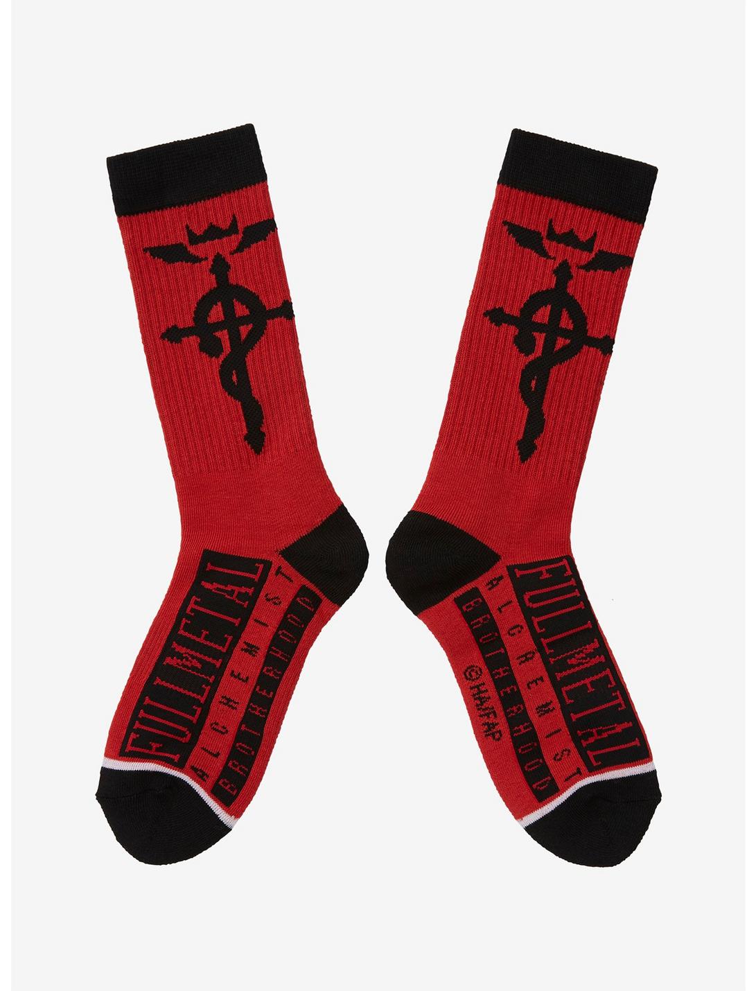 Fullmetal Alchemist: Brotherhood Flamel Symbol Socks, , hi-res