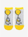 Disney Winnie The Pooh Yellow Balloon No-Show Socks, , hi-res