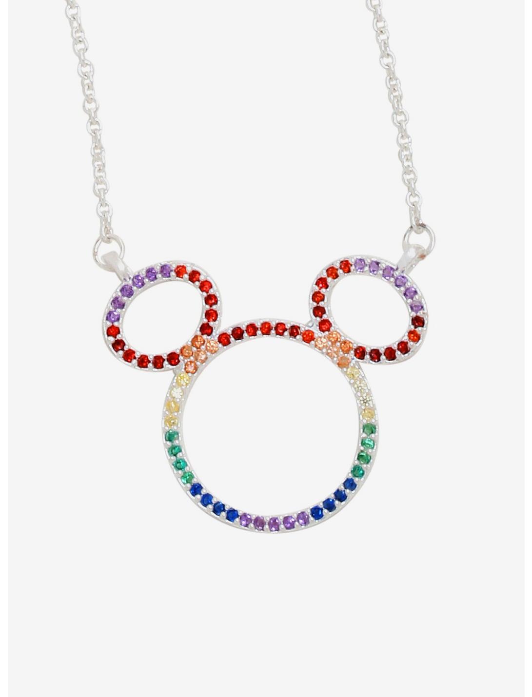 Disney Mickey Mouse Rainbow Necklace, , hi-res