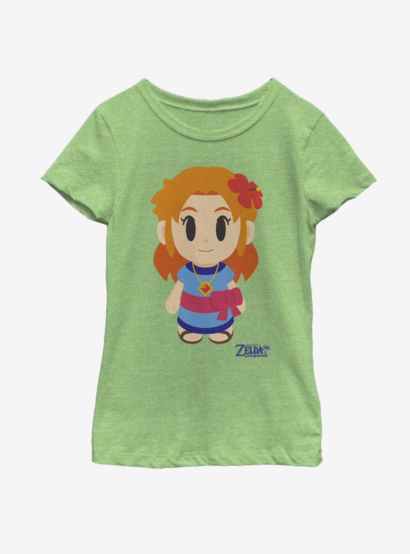 Nintendo The Legend of Zelda: Link's Awakening Marin Avatar Color Youth Girls T-Shirt, , hi-res