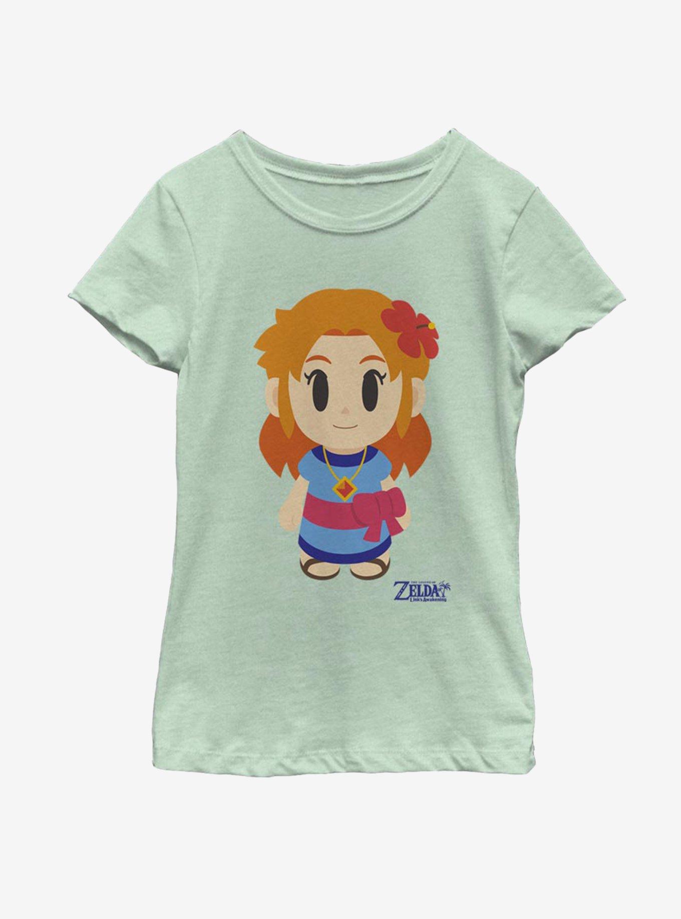 Nintendo The Legend of Zelda: Link's Awakening Marin Avatar Color Youth Girls T-Shirt, , hi-res