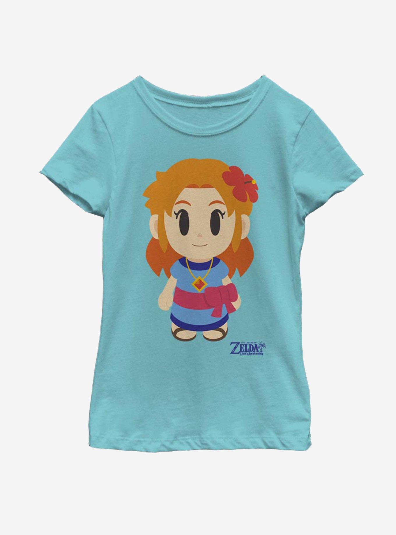 Nintendo The Legend of Zelda: Link's Awakening Marin Avatar Color Youth Girls T-Shirt, , hi-res