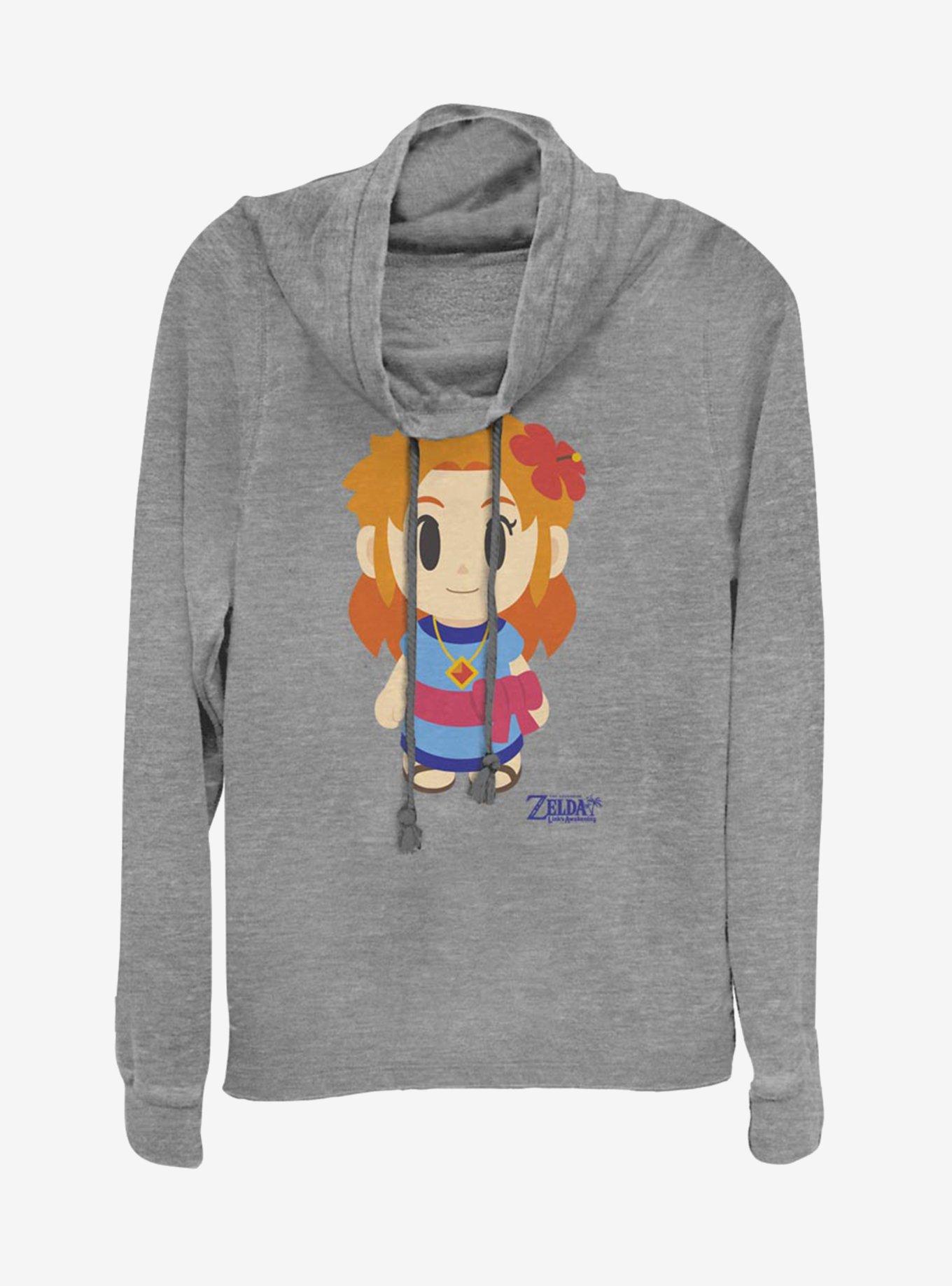 Nintendo The Legend of Zelda: Link's Awakening Marin Avatar Color Cowlneck Long-Sleeve Womens Top, , hi-res