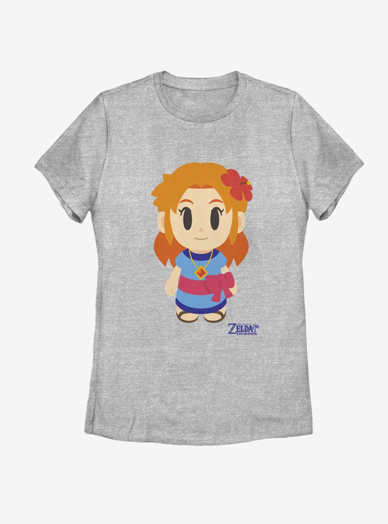 Nintendo The Legend of Zelda: Link's Awakening Marin Avatar Color Womens T-Shirt, ATH HTR, hi-res