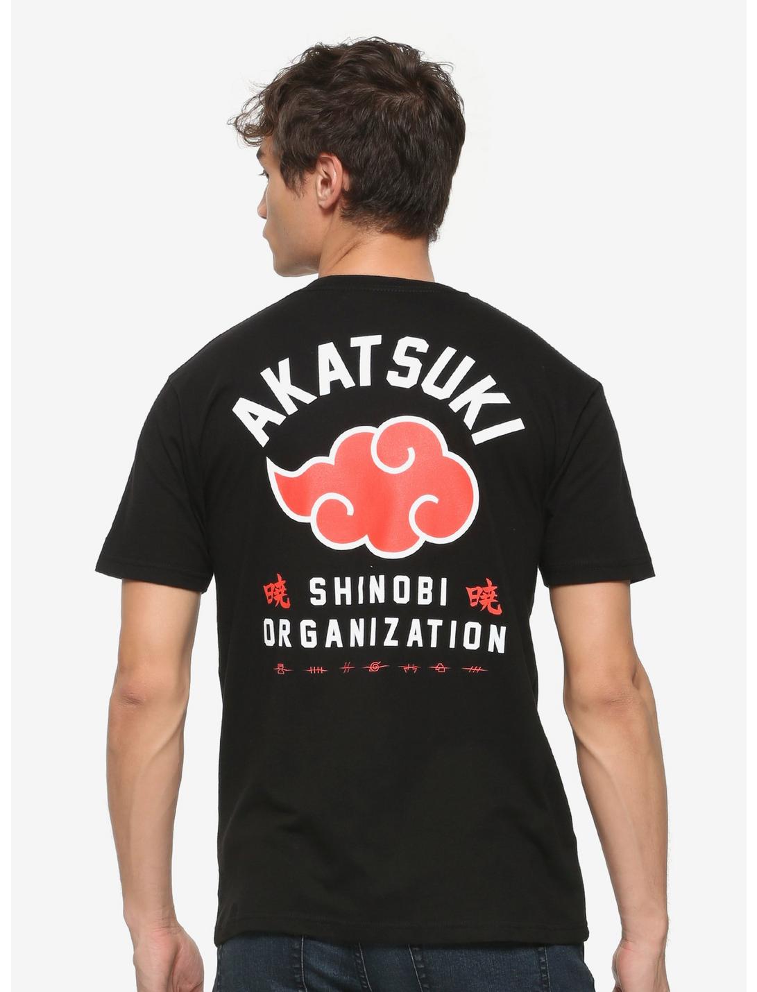 Naruto Shippuden Akatsuki Shinobi Organization T-Shirt, BLACK, hi-res