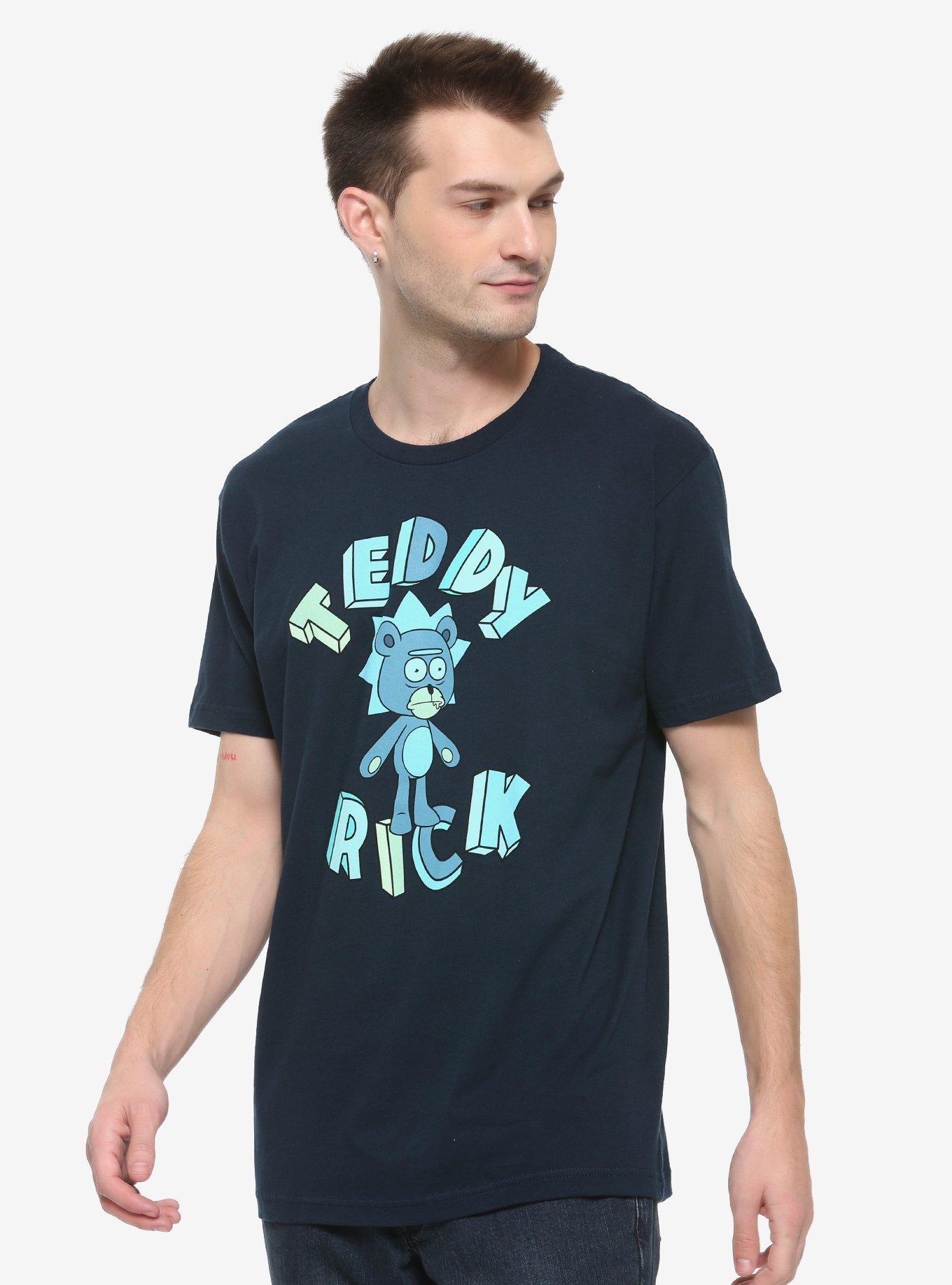 Rick and Morty Teddy Rick T-Shirt, BLUE, hi-res