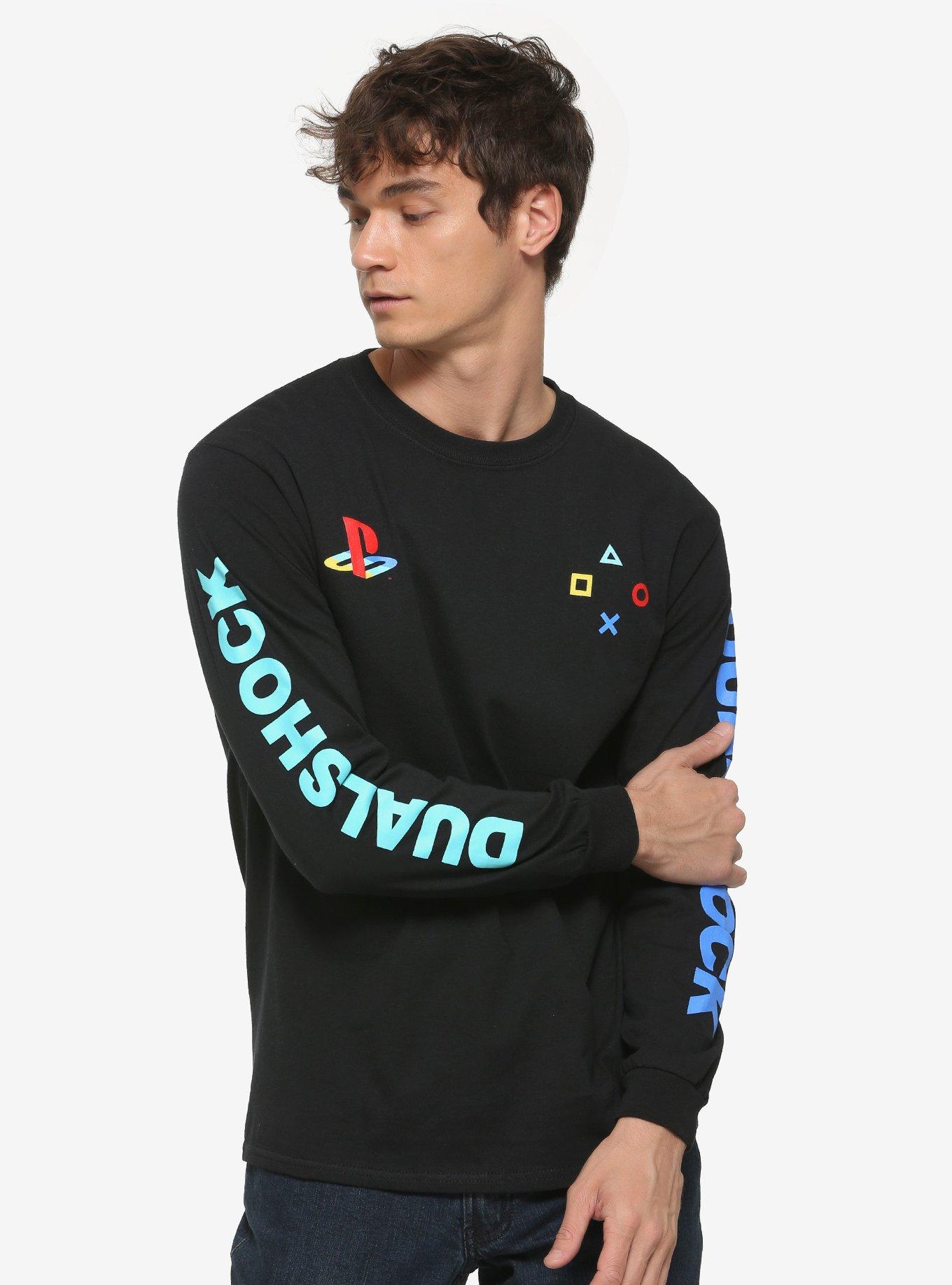 PlayStation DualShock Long Sleeve T-Shirt, BLACK, hi-res