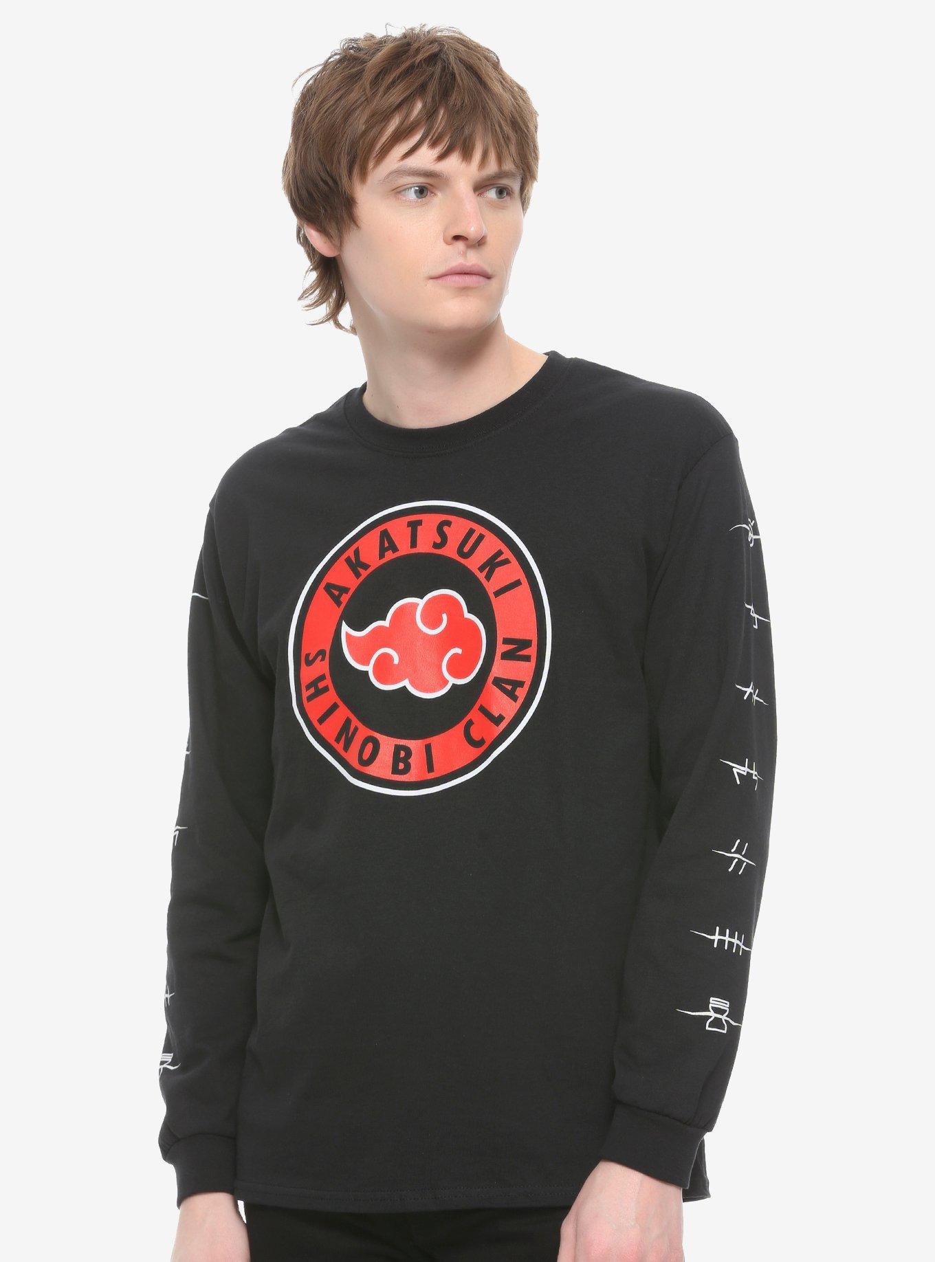 Naruto Shippuden Akatsuki Shinobi Clan Long Sleeve T-Shirt