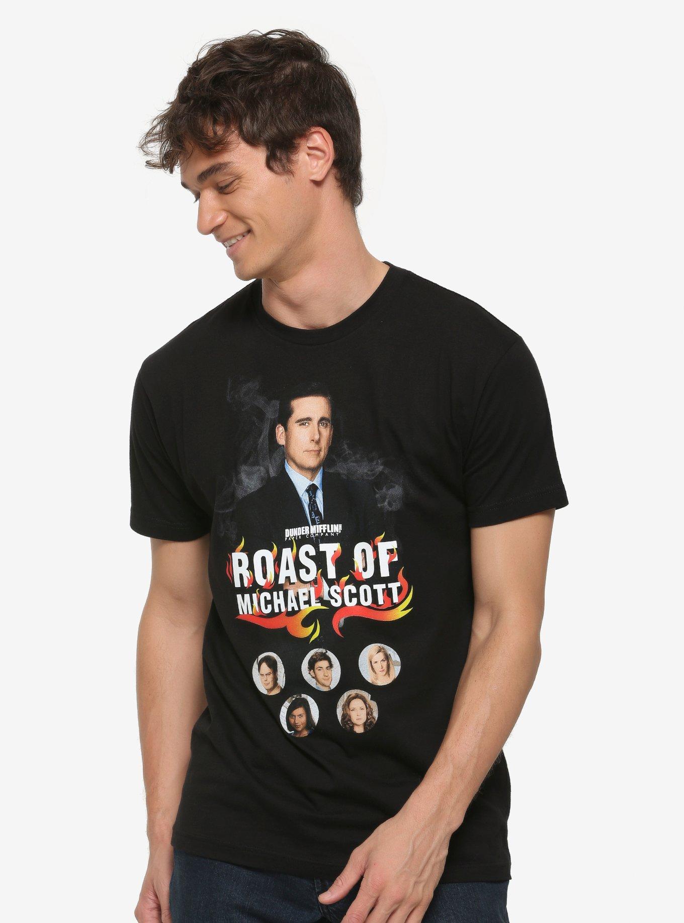 The Office Roast of Michael Scott T-Shirt, BLACK, hi-res