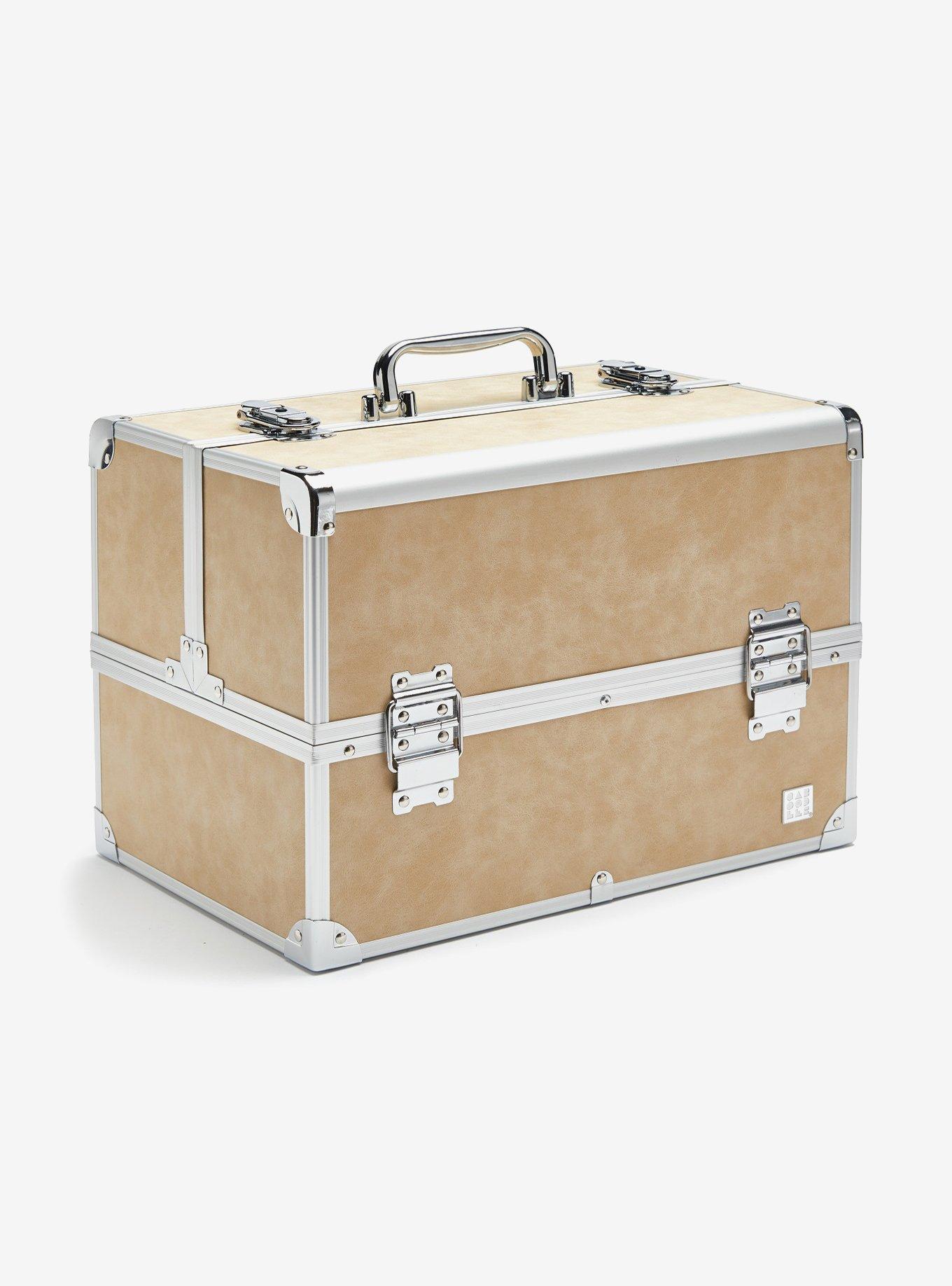Caboodle Large Train Case Khaki, , hi-res