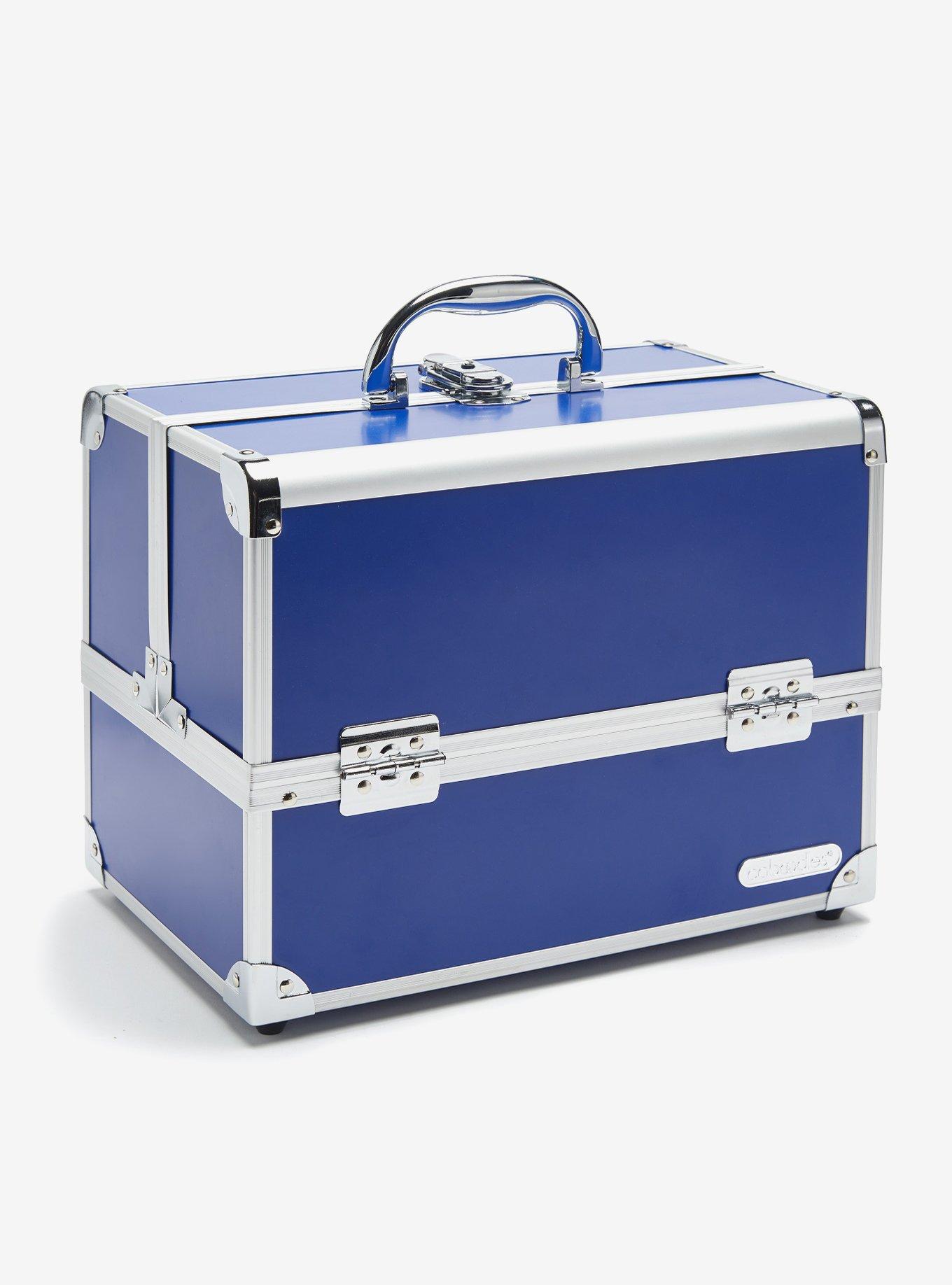 Caboodle Medium Train Case Bright Blue, , hi-res