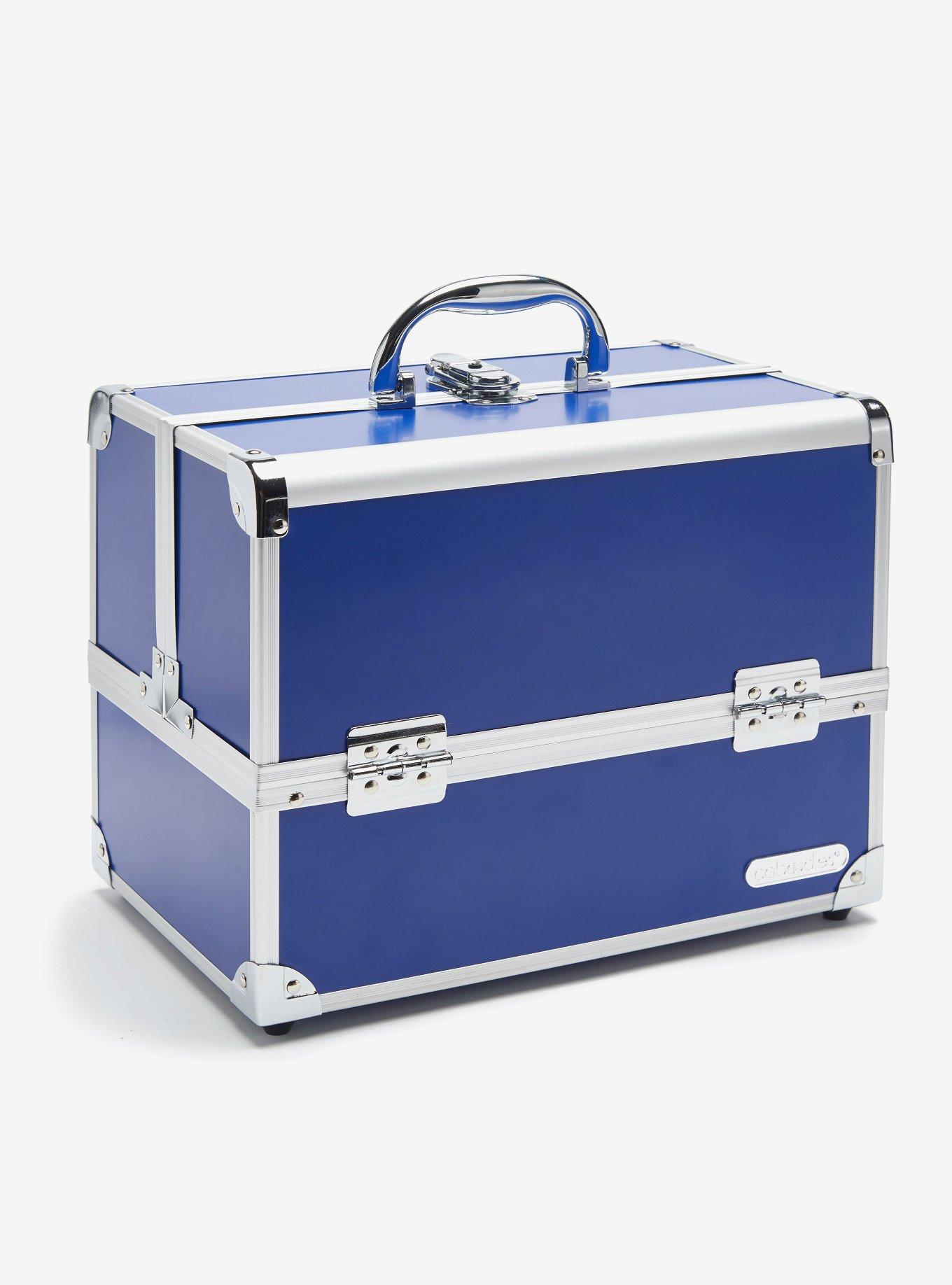 Caboodle Medium Train Case Blue, , hi-res