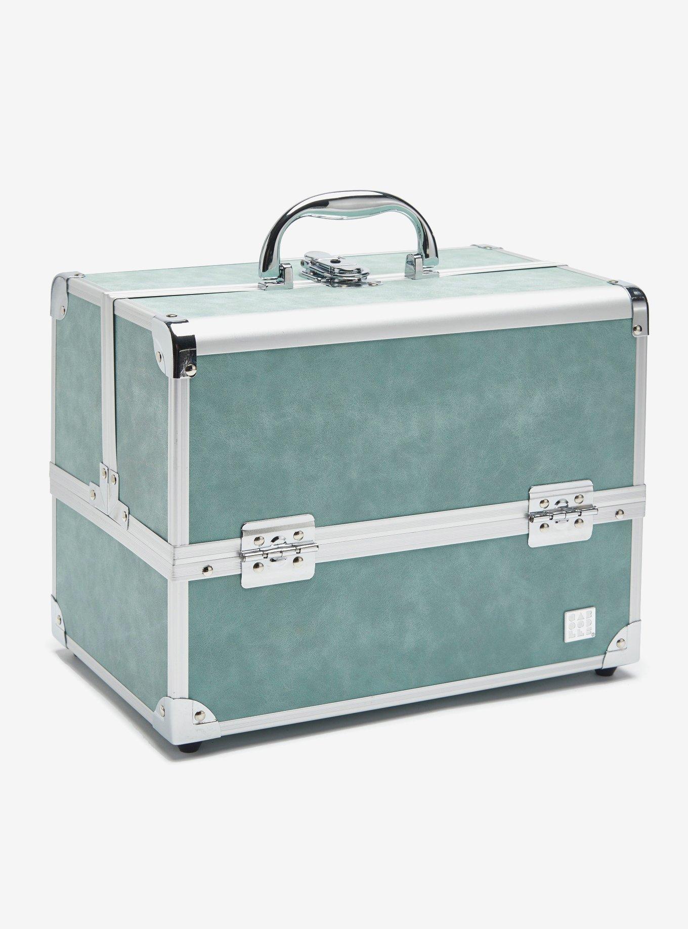 Caboodle Medium Train Case Green Hot Topic