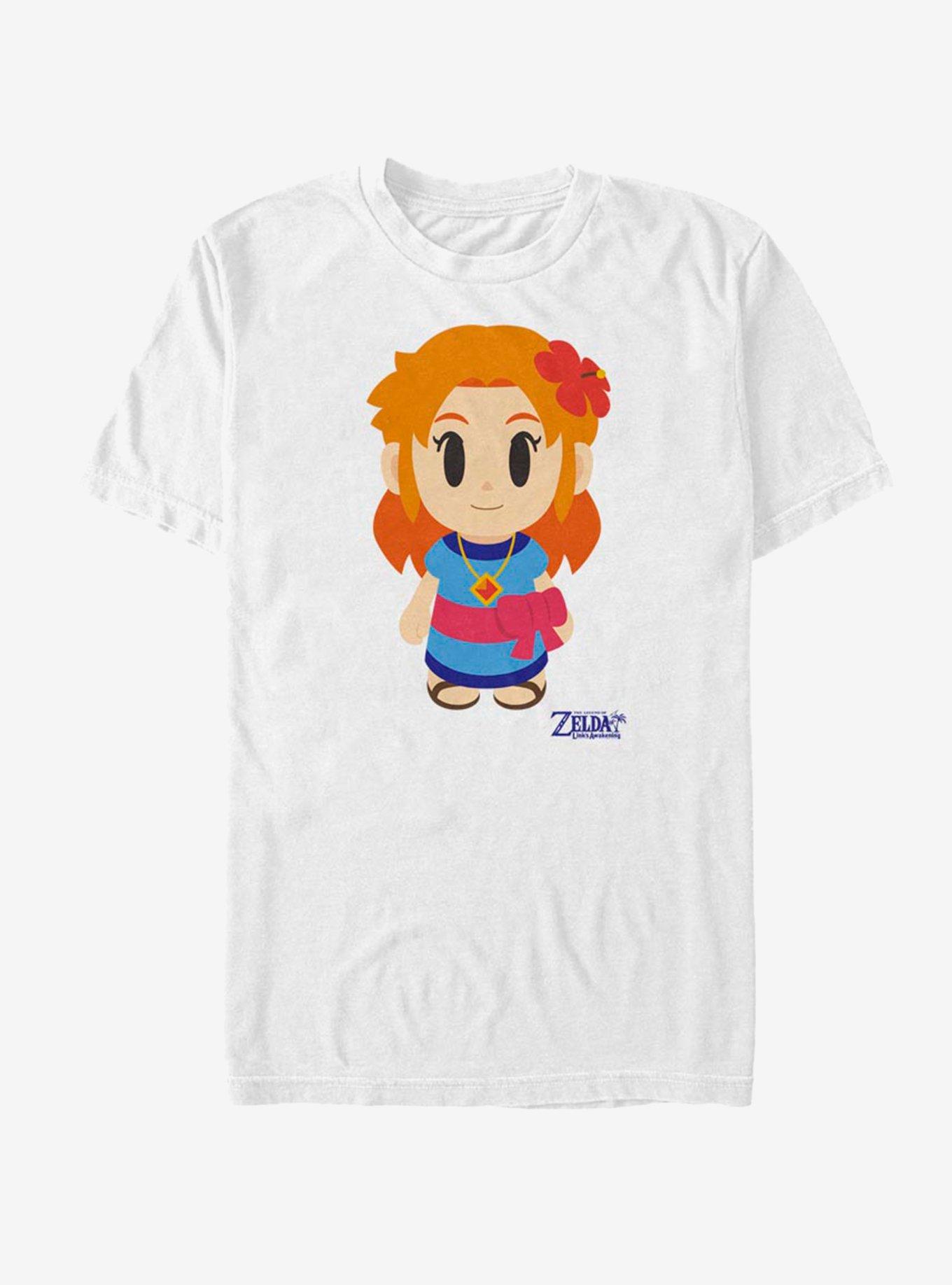 Nintendo The Legend of Zelda: Link's Awakening Marin Avatar Color T-Shirt, WHITE, hi-res