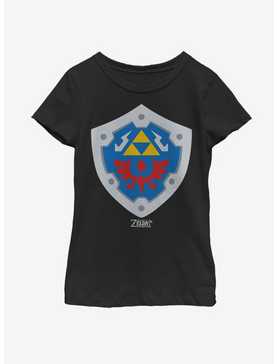 Nintendo The Legend of Zelda: Link's Awakening Hylian Shield Youth Girls T-Shirt, , hi-res