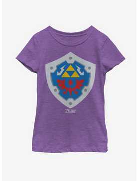Nintendo The Legend of Zelda: Link's Awakening Hylian Shield Youth Girls T-Shirt, , hi-res