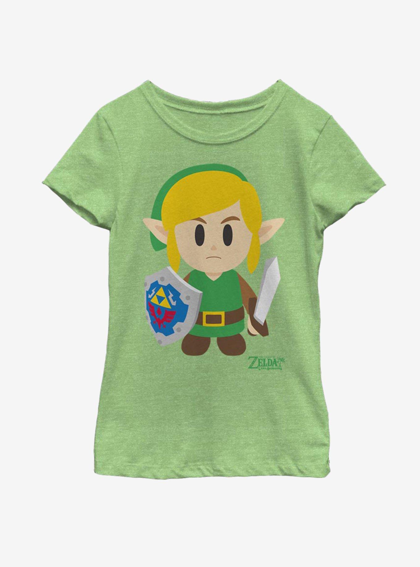 Nintendo The Legend of Zelda: Link's Awakening Link Avatar Color Youth Girls T-Shirt, , hi-res