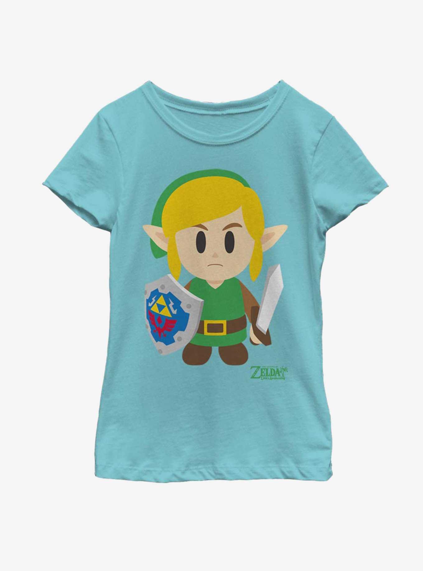 Nintendo The Legend of Zelda: Link's Awakening Link Avatar Color Youth Girls T-Shirt, , hi-res
