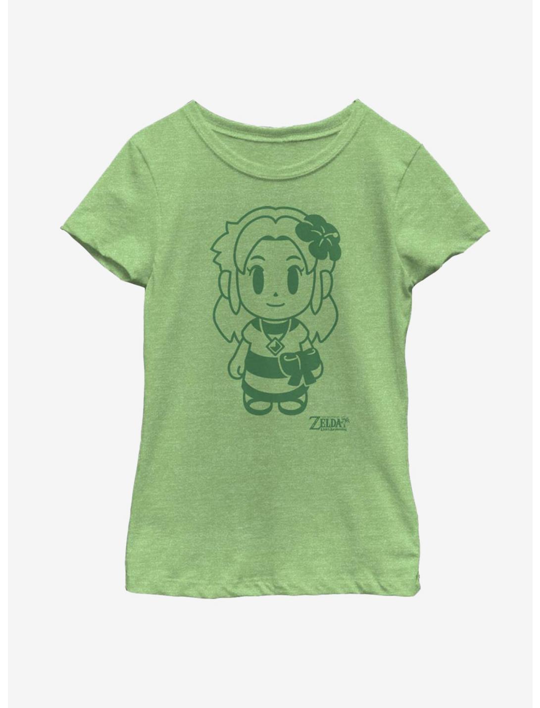 Nintendo The Legend of Zelda: Link's Awakening Marin Avatar Outline Youth Girls T-Shirt, , hi-res
