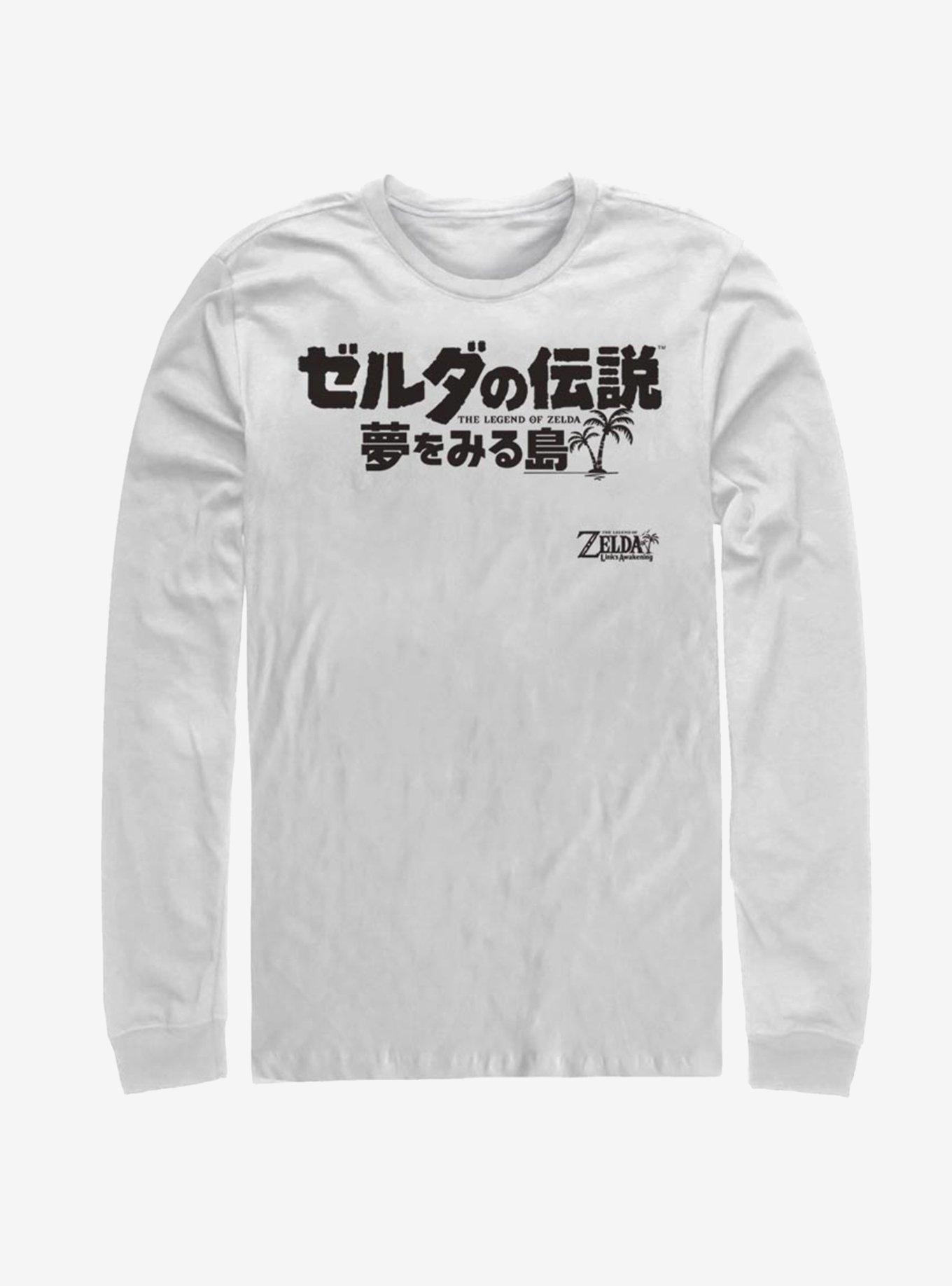 Nintendo The Legend Of Zelda: Link's Awakening Japanese Text Long-Sleeve T-Shirt, , hi-res